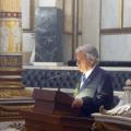 Ο Θόδωρος Αντωνίου, κατά τη διάρκεια της ομιλίας του στην έδρα της Ακαδημίας Αθηνών, την Τρίτη 17 Μαρτίου 2015.